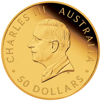 Australien 50 Dollar Double Sovereign Goldmünze 2024 in Polierte Platte - The Perth Mint’s 125th Anniversary Australia Sovereign