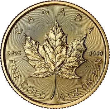 1/2 Unze Goldmünze Kanada 2025 - Maple Leaf