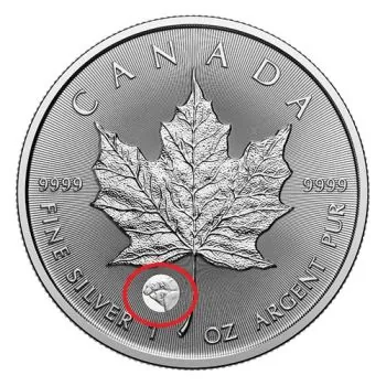 1 Unze Silbermünze Kanada 2025 im Blister - Maple Leaf | Treasured Silver Maple Leaf - Privy Mark: Polar Bears - Eisbären ( Premium Bullion )