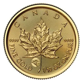 1/10 Unze Goldmünze Kanada 2025 im Blister - Maple Leaf | Treasured Gold Maple Leaf - Privy Mark: Polar Bears - Eisbären ( Premium Bullion )