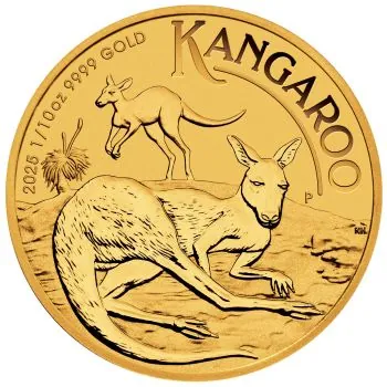 1/10 Unze Goldmünze Australien 2025 - Känguru