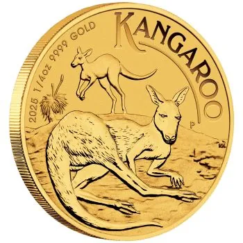 1/4 Unze Goldmünze Australien 2025 - Känguru