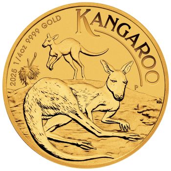 1/4 Unze Goldmünze Australien 2025 - Känguru