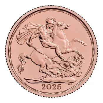 Großbritannien 1 Pfund Sovereign Goldmünze 2025 - Motiv: König Charles ( Charles III. )