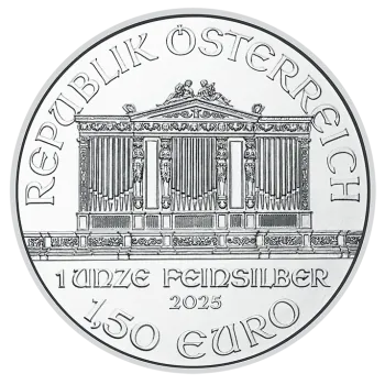 500 x 1 Unze Silbermünze Österreich 2025 - Wiener Philharmoniker