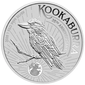 1 Kilo Silbermünze Australien 2025 - Kookaburra ( 35. Jahrestag - 35th Anniversary )