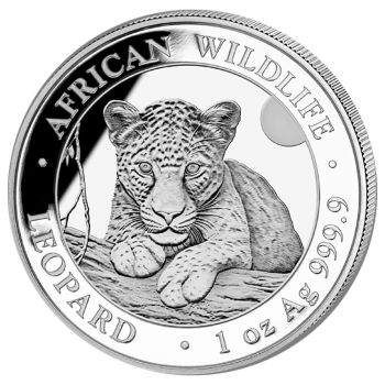 1 Unze Silbermünze Somalia 2025 | Serie: African Wildlife - Motiv: Leopard