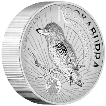 5 Unze Silbermünze Australien 2025 - Kookaburra Incused in HIGH RELIEF und Polierte Platte