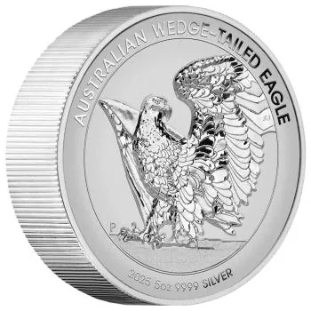 5 Unze Silbermünze Australien 2025 - Keilschwanzadler (Wedge-Tailed Eagle) in Reverse Proof Ultra High Relief