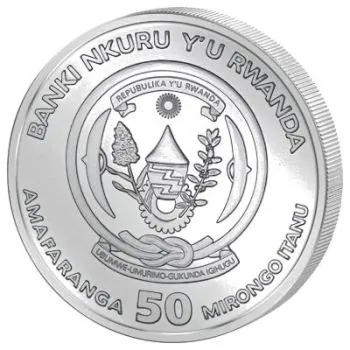1 Unze Silbermünze Ruanda 2025 in Polierter Platte | Nautische Unze ( Nautical Ounce ) - Motiv: HMS Victory