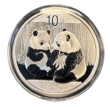 1 Unze Silbermünze China 2009 - Panda *