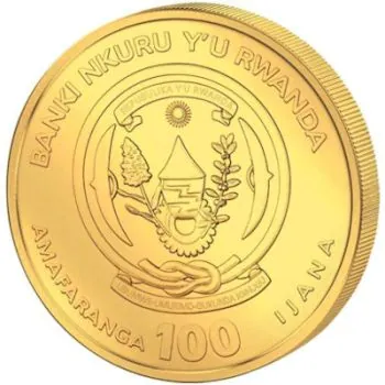 1 Unze Goldmünze Ruanda 2026 | Lunar Serie - Motiv: PFERD