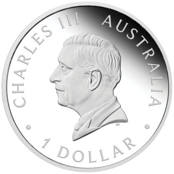 1 Unze Silbermünze Australien 2025 in Polierte Platte | Motiv: Der Schwan - The Swan | Perth Money Expo ANDA Ausgabe