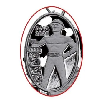 1 Unze Silbermünze Somalia 2025 – Elefant mit Privy Mark „ANA Oklahoma City“ aus 999,9 Feinsilber, Motiv Somalia Elefant 2026, in Etui mit Zertifikat