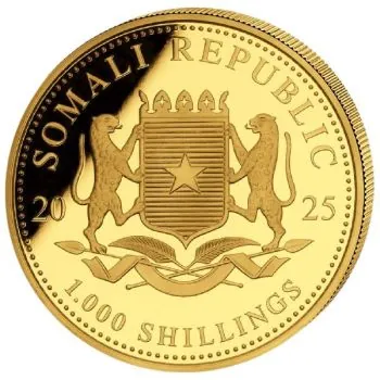 1 Unze Goldmünze 1000 Schilling in Stempelglanz aus 999,9 Feingold, limitierte Auflage 100 Stück, im exklusiven Holzetui
