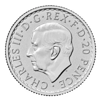 1/10 Unze Silbermünze Großbritannien 2026 - Britannia | Motiv: König Charles ( Charles III. )