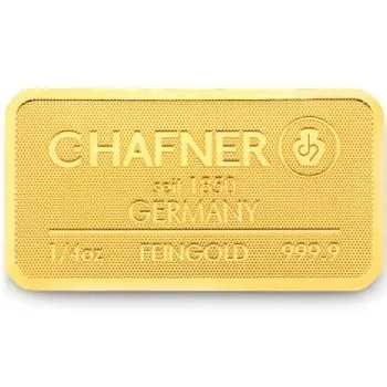 5 Gramm Goldbarren C.HAFNER in Blister mit Seriennummer 5 Gramm Goldbarren C.HAFNER in Blister mit Seriennummer