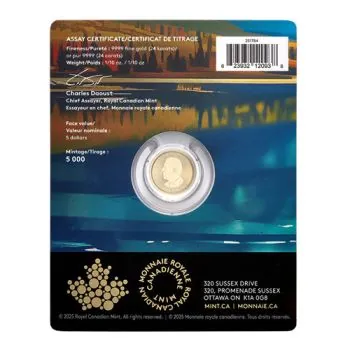 1/10 Unze Goldmünze Kanada 2026 im Blister - Maple Leaf | Treasured Gold Maple Leaf - Privy Mark: Wolf ( Premium Bullion )