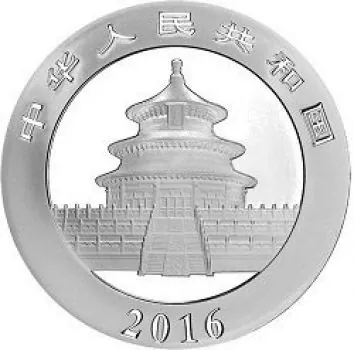 30 Gramm Silbermünze China 2016 - Panda