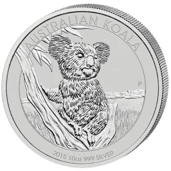 10 Unze Silbermünze Australien 2015 - Koala *