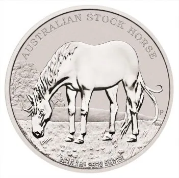 1 Unze Silbermünze Australien 2016 - Stock Horse | 4. Ausgabe