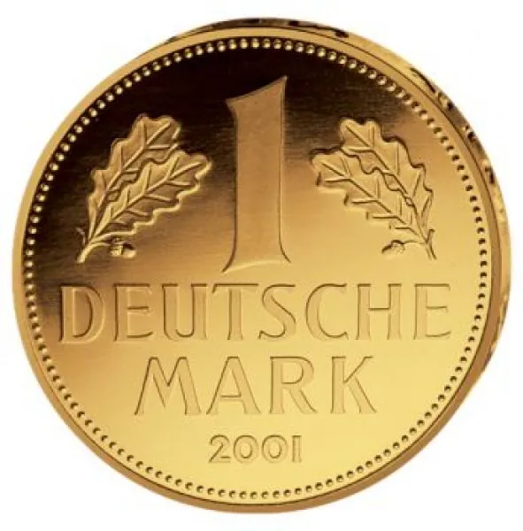 Unser Ankaufspreis für 1 Deutsche Mark Gold Gedenkmünze 2001