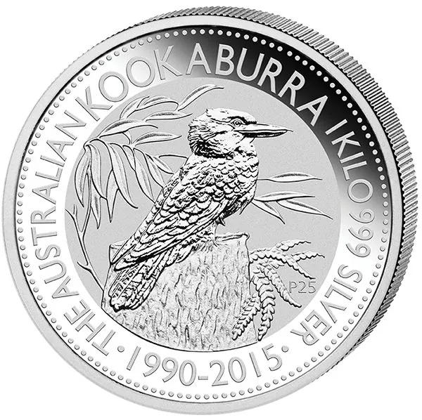 1 Kilo Silbermünze Australien 2014 - Kookaburra