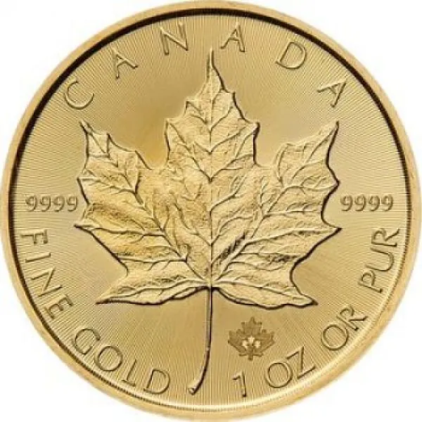 Unser Ankaufspreis für 1 Unze Goldmünze Kanada ab 2014 - Maple Leaf mit Radiale Linien im Münzbild