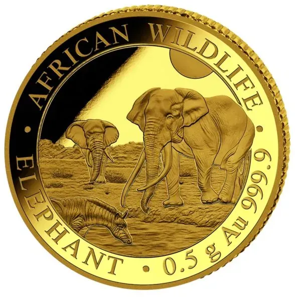 Unser Ankaufspreis für 0,5 Gramm Goldmünze Somalia & Australien