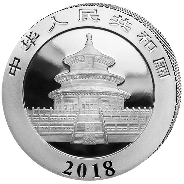 30 Gramm Silbermünze China 2018 - Panda