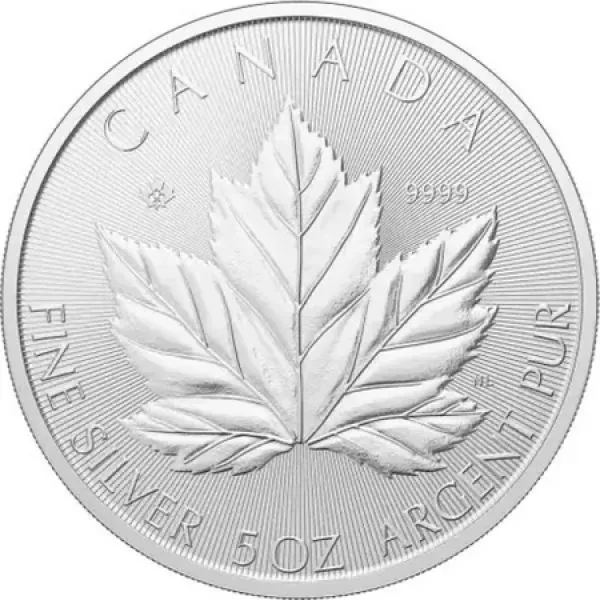 Unser Ankaufspreis für 5 Unze Silbermünze Kanada - Maple Leaf weitere Royal Canadian Mint Ausgaben