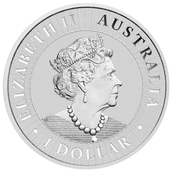 1 Unze Silbermünze Australien - Känguru