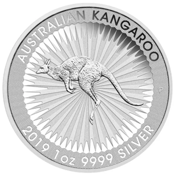 1 Unze Silbermünze Australien - Känguru