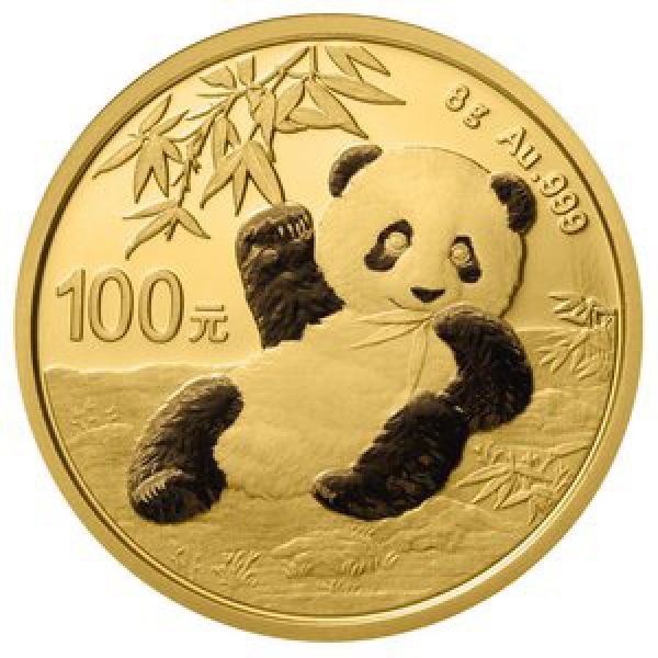 8 Gramm Goldmünze China 2020 - Panda 8 Gramm Goldmünze China 2020 - Panda
