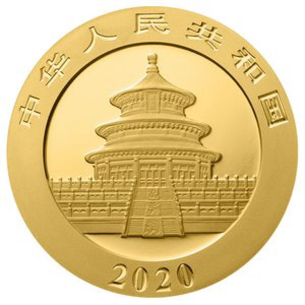 8 Gramm Goldmünze China 2020 - Panda 8 Gramm Goldmünze China 2020 - Panda