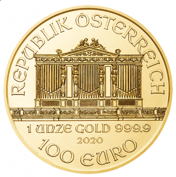 1 Unze Goldmünze Österreich 2020 - Wiener Philharmoniker 1 Unze Goldmünze Österreich 2020 - Wiener Philharmoniker