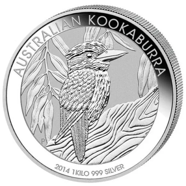 1 Kilo Silbermünze Australien 2014 - Kookaburra