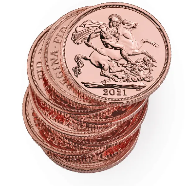 Großbritannien 1 Pfund Sovereign Goldmünze 2021