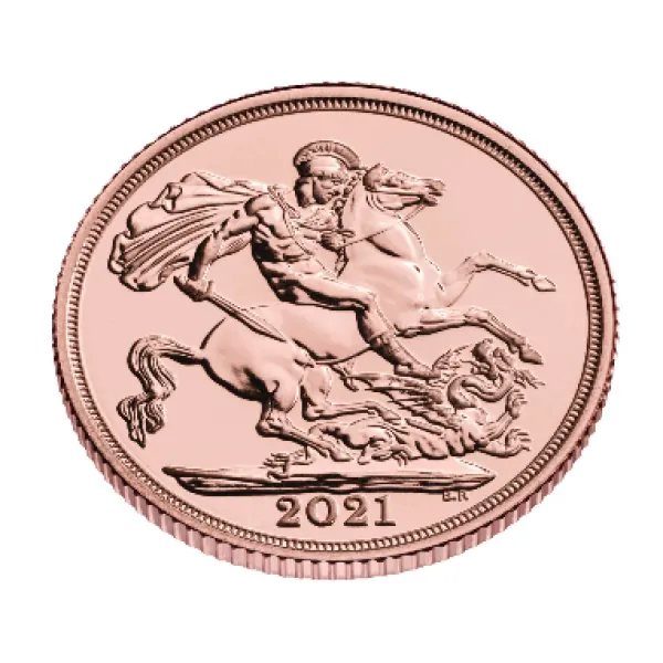 Großbritannien 1 Pfund Sovereign Goldmünze 2021