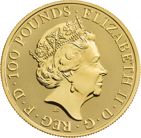 1 Unze Goldmünze Großbritannien 2021 - The Queen's Beasts Collection | Completer Coin