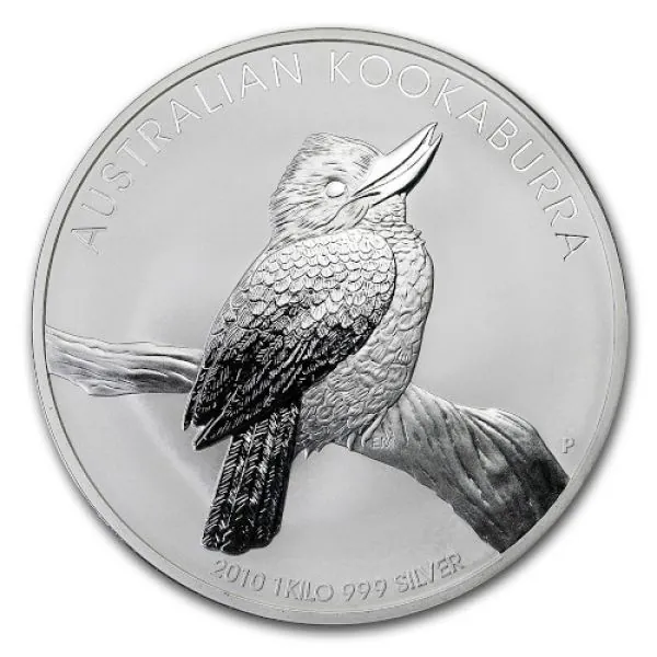 1 Kilo Silbermünze Australien 2010 - Kookaburra *
