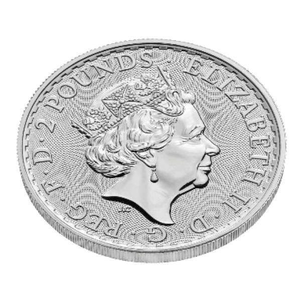 500 x 1 Unze Silbermünze Großbritannien 2022 - Britannia in der MasterBox