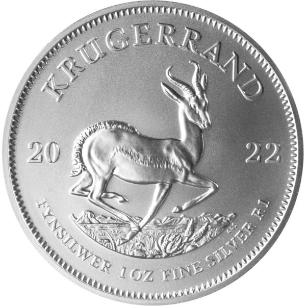 500 x 1 Unze Silbermünze Südafrika 2022 - Krügerrand in der MasterBox