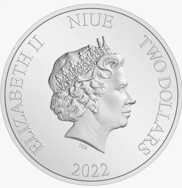 1 Unze Silbermünze Niue 2022 - Turtle | Schildkröte