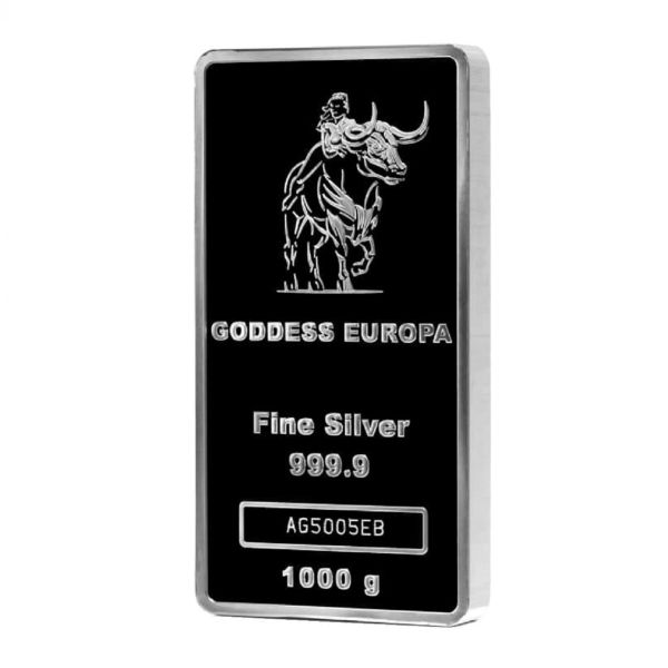 1000 Gramm / 1 Kilo Silber Münzbarren Tokelau 2022 | Motiv: Goddess Europa