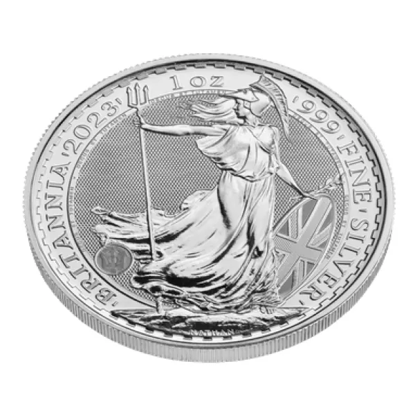1 Unze Silbermünze Großbritannien 2023 - Britannia | Motiv: Königin Elizabeth ( Elizabeth II. )