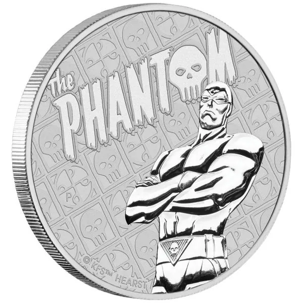 1 Unze Silbermünze Tuvalu 2022 | Serie: Das Phantom ™ - The Phantom ™