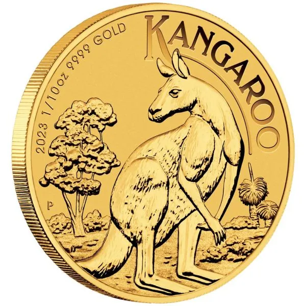 1/10 Unze Goldmünze Australien 2023 - Känguru