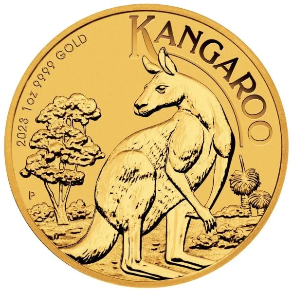 1 Unze Goldmünze Australien 2023 - Känguru