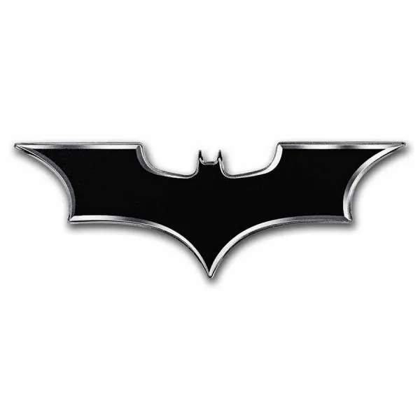 1 Unze Silbermünze Samoa 2022 in Farbe | DC Comics ™ - Motiv: Batman Batarang ™ aus dem Film The Dark Knight ™